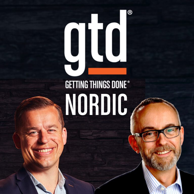 Podcast graphics for the GTDnordic podcast